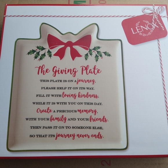 Lenox Hosting the Holidays Gift Giving Plate - Picture 4 of 6